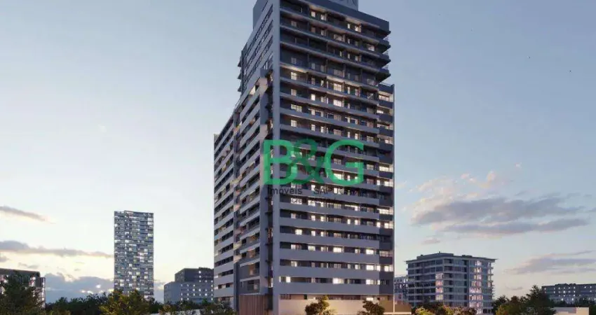 Studio com 1 dormitório à venda, 18 m² por r$ 419.801,91 - santo amaro - são paulo/sp