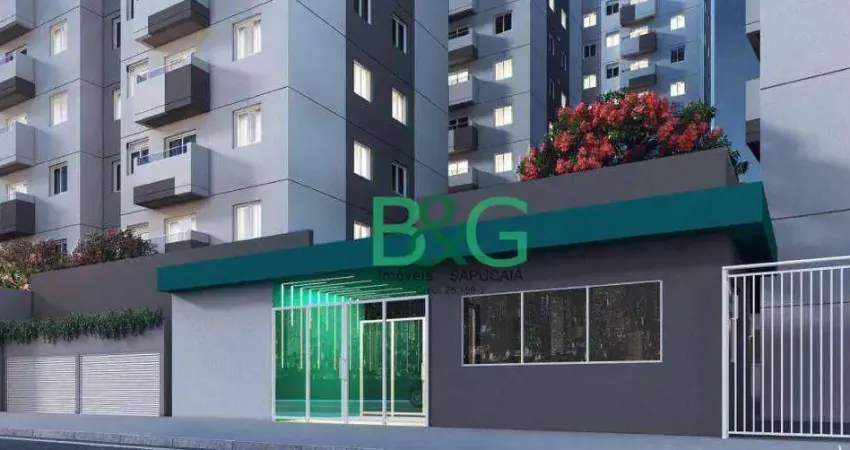 Apartamento com 2 dormitórios à venda, 42 m² por R$ 343.401,36 - Jabaquara - Santos/SP