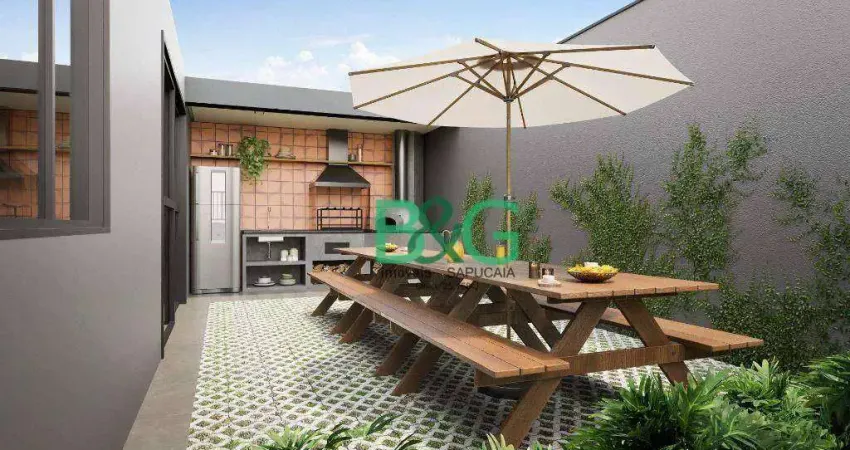 Apartamento com 2 dormitórios à venda, 35 m² por r$ 385.162,10 - vila romana - são paulo/sp