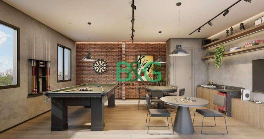 Apartamento com 2 dormitórios à venda, 35 m² por R$ 344.092,45 - Vila Romana - São Paulo/SP