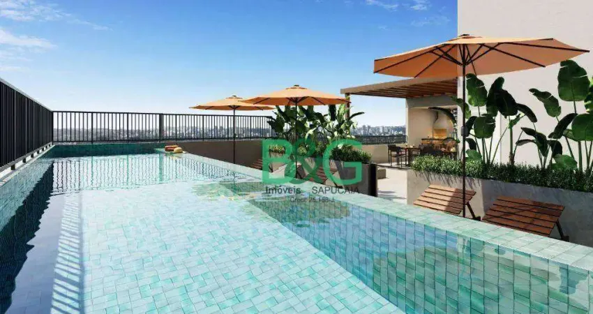 Apartamento com 2 dormitórios à venda, 48 m² por r$ 387.107,36 - tatuapé - são paulo/sp