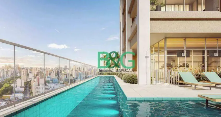 Studio com 1 dormitório à venda, 32 m² por r$ 590.851,80 - moema - são paulo/sp