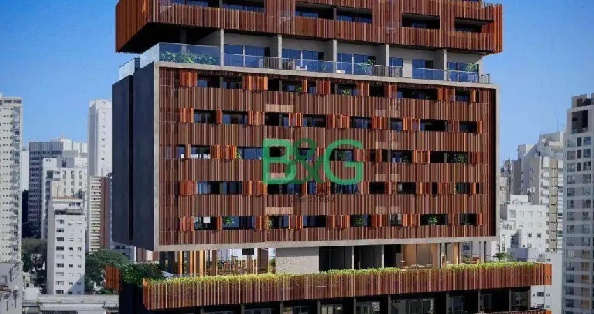 Apartamento com 1 dormitório à venda, 32 m² por r$ 1.188.000,00 - jardins - são paulo/sp