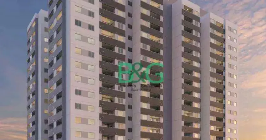 Apartamento com 2 dormitórios à venda, 45 m² por r$ 373.425,00 - vila prudente (zona leste) - são paulo/sp