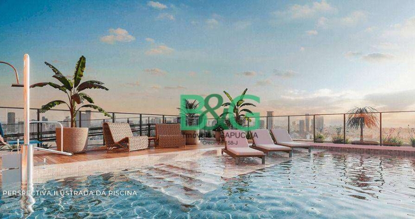 Apartamento com 2 dormitórios à venda, 34 m² por R$ 414.532,07 - Liberdade - São Paulo/SP