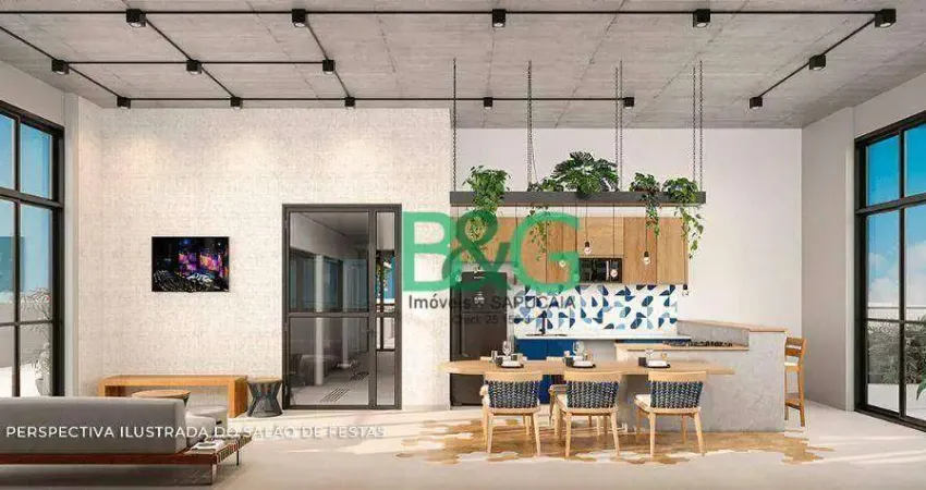 Studio com 1 dormitório à venda, 25 m² por r$ 252.434,86 - vila guarani (zona sul) - são paulo/sp