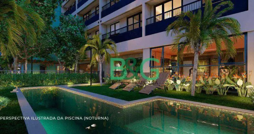 Apartamento com 2 dormitórios à venda, 36 m² por r$ 411.048,04 - campo belo - são paulo/sp