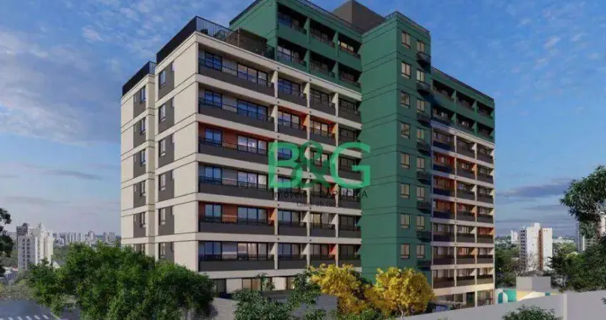 Apartamento com 2 dormitórios à venda, 36 m² por R$ 401.774,05 - Campo Belo - São Paulo/SP