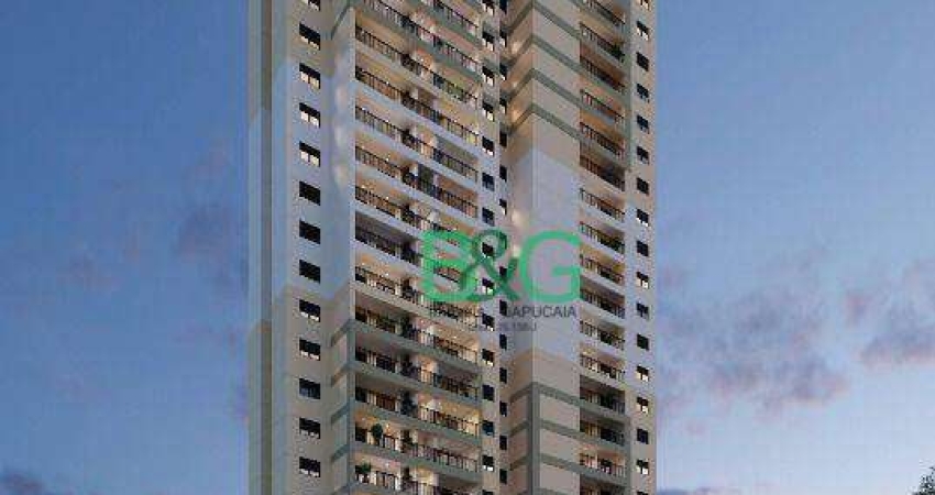 Apartamento com 1 dormitório à venda, 49 m² por R$ 664.075,48 - Vila Firmiano Pinto - São Paulo/SP