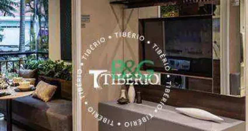 Studio com 1 dormitório à venda, 27 m² por R$ 356.265,00 - Campo Belo - São Paulo/SP