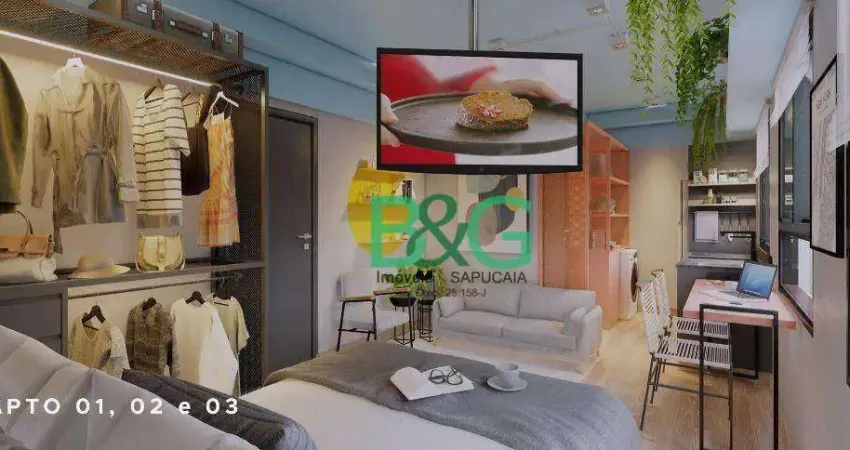 Studio à venda, 34 m² por r$ 503.100,98 - vila mariana - são paulo/sp