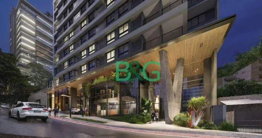 Apartamento com 1 dormitório à venda, 95 m² por R$ 1.338.347,81 - Pinheiros - São Paulo/SP