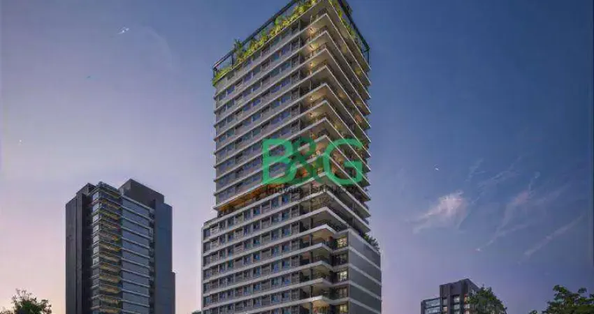 Apartamento com 1 dormitório à venda, 35 m² por r$ 1.315.122,09 - pinheiros - são paulo/sp