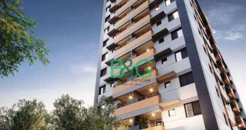 Apartamento com 2 dormitórios à venda, 39 m² por r$ 377.164,70 - vila santa catarina - são paulo/sp