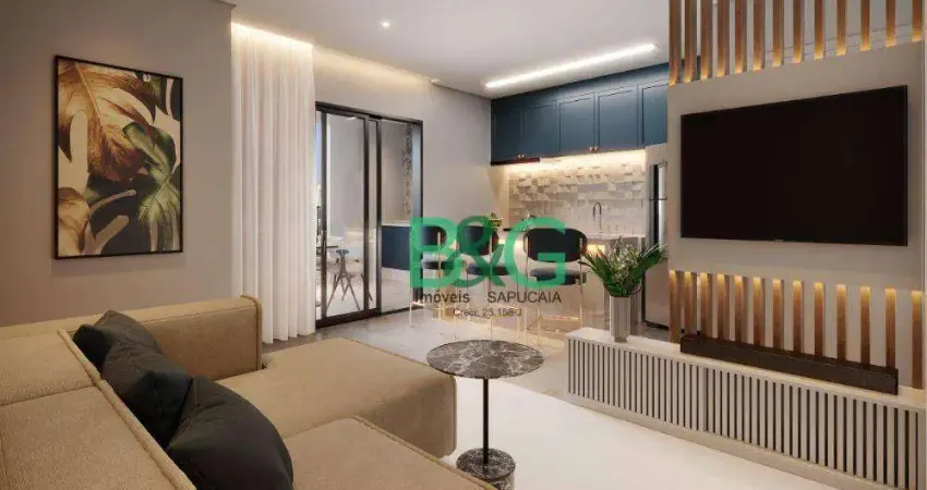 Studio com 1 dormitório à venda, 28 m² por R$ 218.476,13 - Vila Pereira Cerca - São Paulo/SP