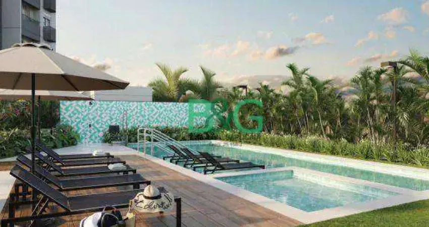 Apartamento com 2 dormitórios à venda, 37 m² por r$ 339.659,10 - liberdade - são paulo/sp