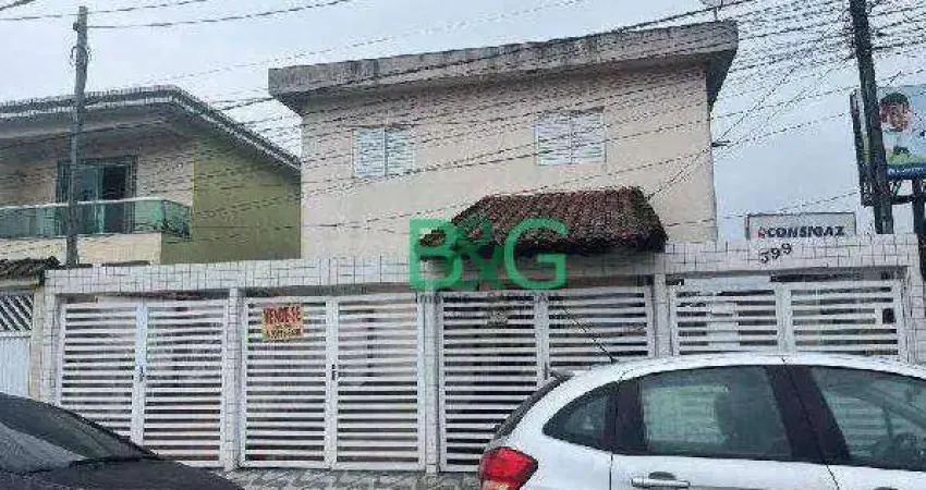 Casa com 3 dormitórios à venda, 43 m² por R$ 188.007,72 - Vila Margarida - São Vicente/SP
