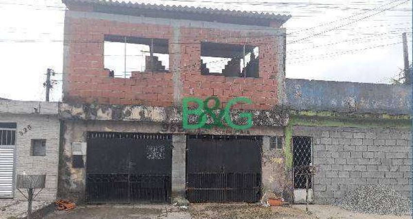 Casa com 2 dormitórios à venda, 72 m² por R$ 138.916,67 - Parque das Bandeiras - São Vicente/SP