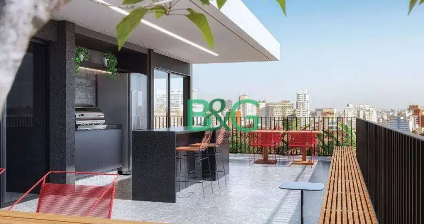 Studio com 1 dormitório à venda, 26 m² por R$ 554.004,00 - Higienópolis - São Paulo/SP