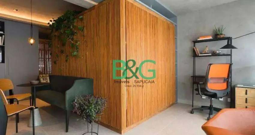 Apartamento com 1 dormitório à venda, 44 m² por R$ 1.200.000,00 - Pinheiros - São Paulo/SP