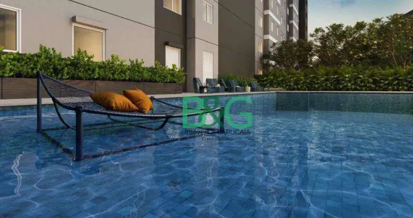 Apartamento com 2 dormitórios à venda, 34 m² por R$ 332.927,00 - Vila Firmiano Pinto - São Paulo/SP