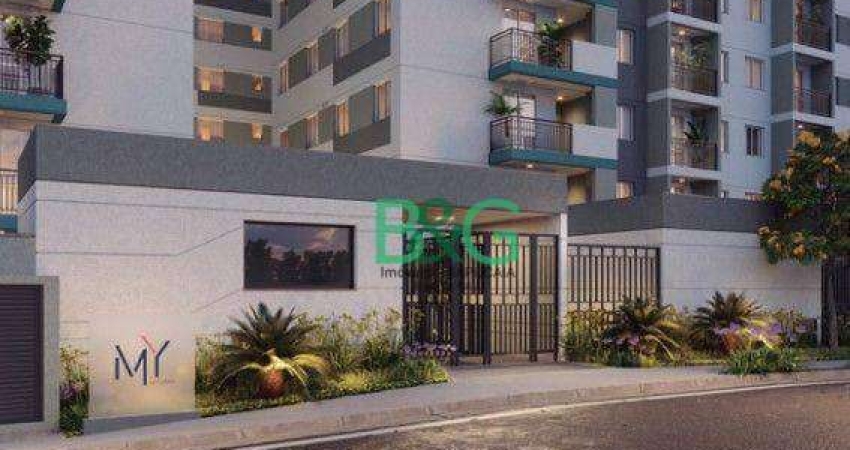 Apartamento com 2 dormitórios à venda, 37 m² por R$ 253.581,11 - Jardim Santa Emília - São Paulo/SP