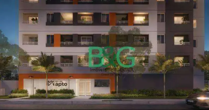 Apartamento garden com 2 dormitórios à venda, 42 m² por r$ 368.543,34 - lapa de baixo - são paulo/sp