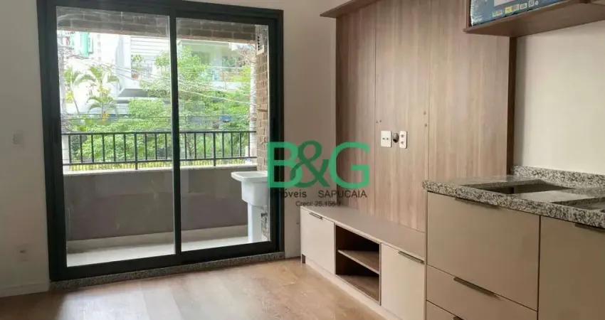 Apartamento com 1 dormitório para alugar, 30 m² por R$ 4.254/mês - Moema - São Paulo/SP
