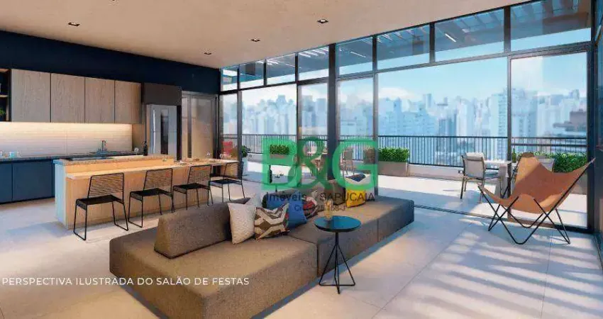 Studio com 1 dormitório à venda, 23 m² por R$ 231.214,92 - Santa Cecília - São Paulo/SP