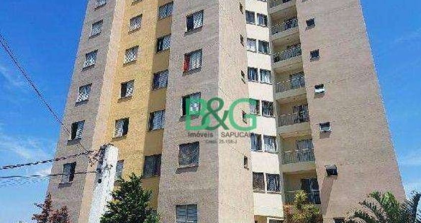 Apartamento com 2 dormitórios à venda, 47 m² por R$ 162.000,00 - Vila São Carlos - Itaquaquecetuba/SP