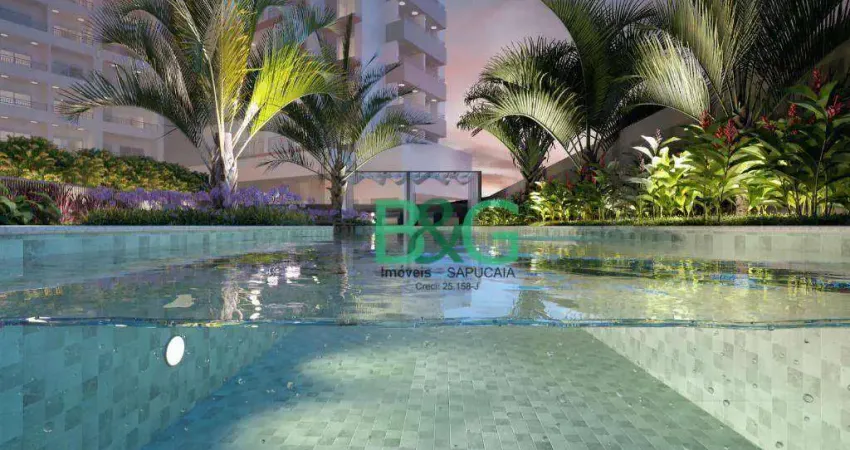 Studio com 1 dormitório à venda, 41 m² por R$ 266.494,14 - Vila Guilhermina - São Paulo/SP