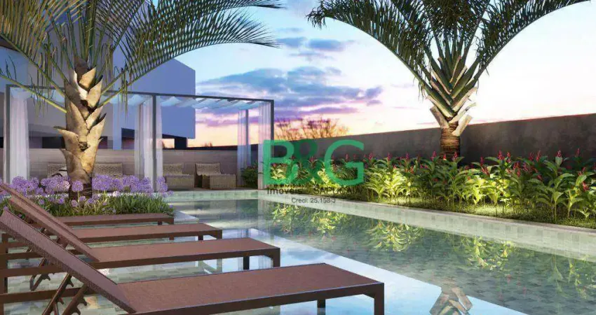 Studio com 1 dormitório à venda, 41 m² por r$ 266.494,14 - vila guilhermina - são paulo/sp