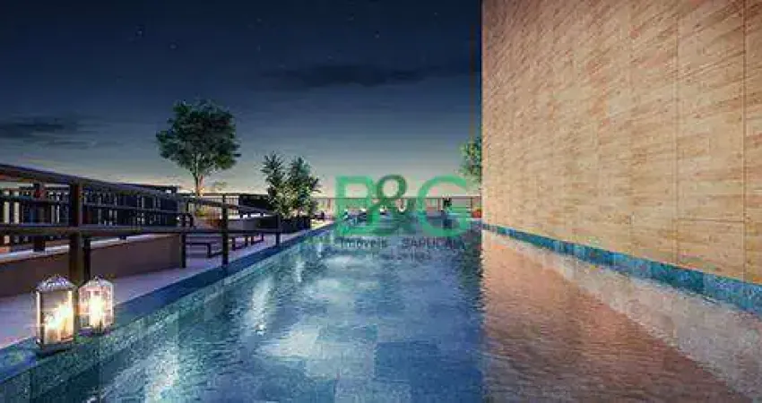 Studio com 1 dormitório à venda, 38 m² por r$ 398.967,03 - vila prudente (zona leste) - são paulo/sp