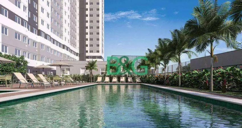 Apartamento com 2 dormitórios à venda, 37 m² por R$ 248.589,00 - Jardim Silva Teles - São Paulo/SP