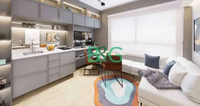Apartamento Garden à venda, 35 m² por R$ 501.415,20 - Pinheiros - São Paulo/SP