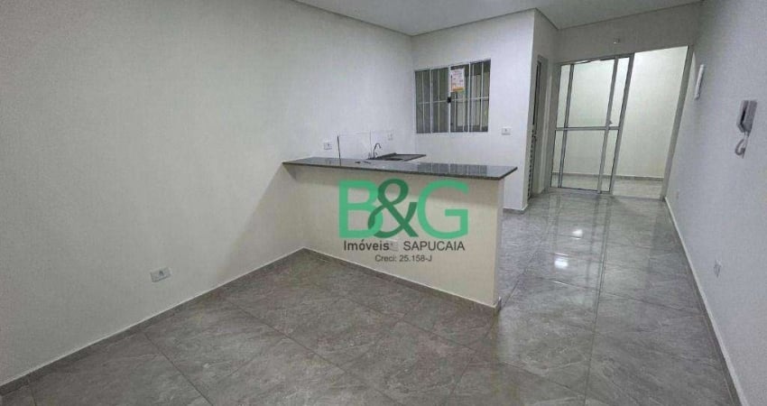 Apartamento com 1 dormitório para alugar, 55 m² por R$ 1.700/mês - Parque Novo Mundo - São Paulo/SP