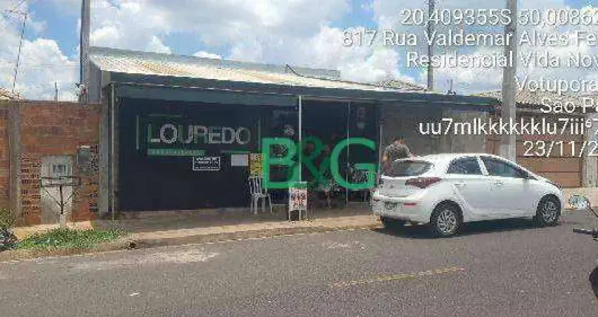 Casa com 2 dormitórios à venda, 45 m² por R$ 132.970,97 - Residencial Vida Nova III - Votuporanga/SP
