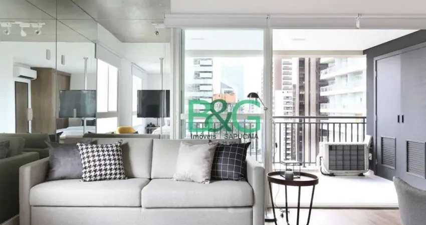 Apartamento com 1 dormitório para alugar, 63 m² por R$ 6.335/mês - Berrini - São Paulo/SP