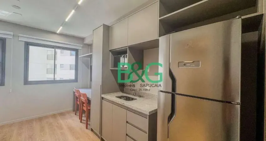 Apartamento com 1 dormitório para alugar, 25 m² por R$ 3.850/mês - Santo Amaro - São Paulo/SP