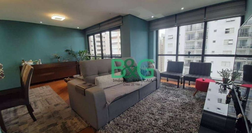 Apartamento com 3 dormitórios à venda, 122 m² por R$ 1.400.000 - Brooklin Paulista - São Paulo/SP