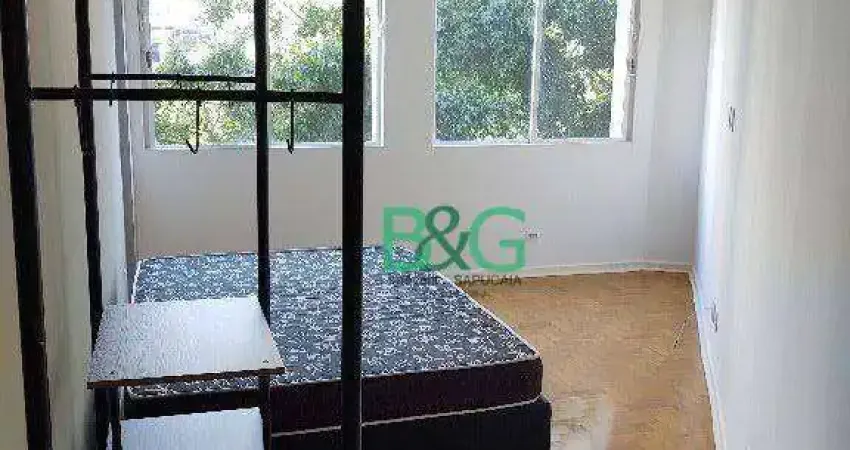 Studio com 1 dormitório para alugar, 29 m² por R$ 2.938,06/mês - Vila Buarque - São Paulo/SP