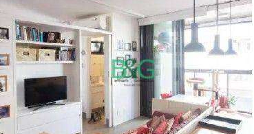 Studio com 1 dormitório à venda, 47 m² por R$ 759.000 - Pinheiros - São Paulo/SP