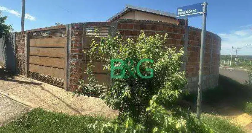 Casa com 2 dormitórios à venda, 45 m² por r$ 113.629,74 - jardim das palmeiras 3 - bady bassitt/sp