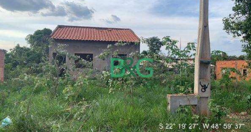 Casa com 1 dormitório à venda, 35 m² por R$ 57.714,04 - Parque Industrial Manchester - Bauru/SP