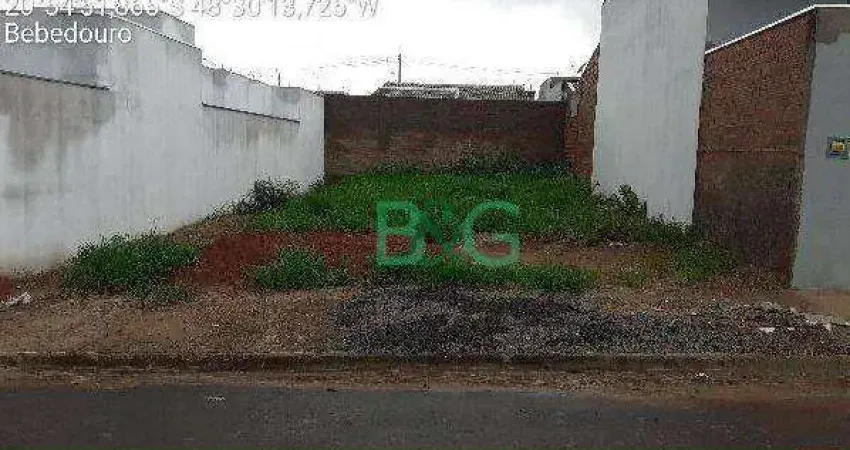 Terreno à venda, 200 m² por R$ 96.636 - Jardim Primavera - Bebedouro/SP