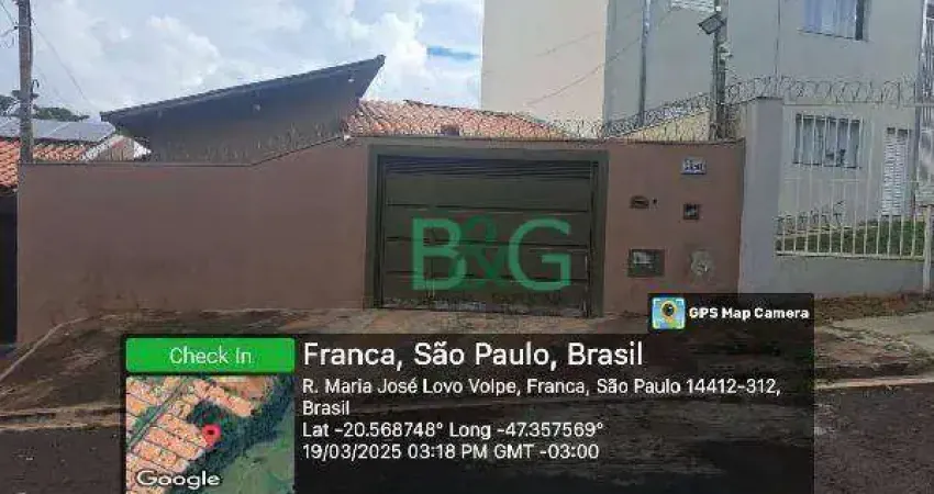 Casa com 2 dormitórios à venda, 59 m² por R$ 149.970 - Franca Pólo Club - Franca/SP