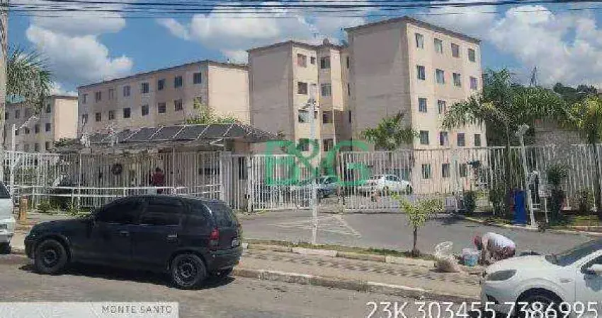 Apartamento com 2 dormitórios à venda, 38 m² por R$ 104.296,65 - Jardim Petrópolis - Cotia/SP