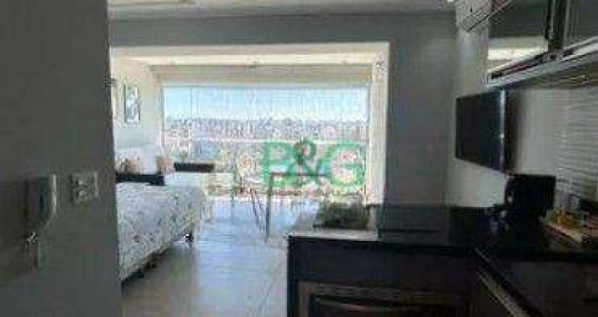 Apartamento com 1 dormitório à venda, 38 m² por R$ 649.000 - Brooklin - São Paulo/SP