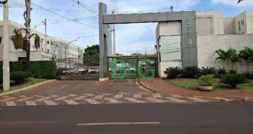 Apartamento com 2 dormitórios à venda, 39 m² por R$ 113.221 - Alvorada - Sertãozinho/SP