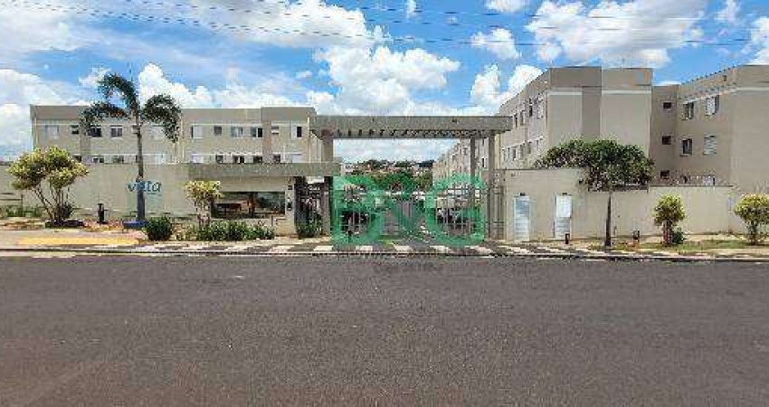 Apartamento com 2 dormitórios à venda, 43 m² por R$ 84.306,67 - Jardim Veneto II - Sertãozinho/SP